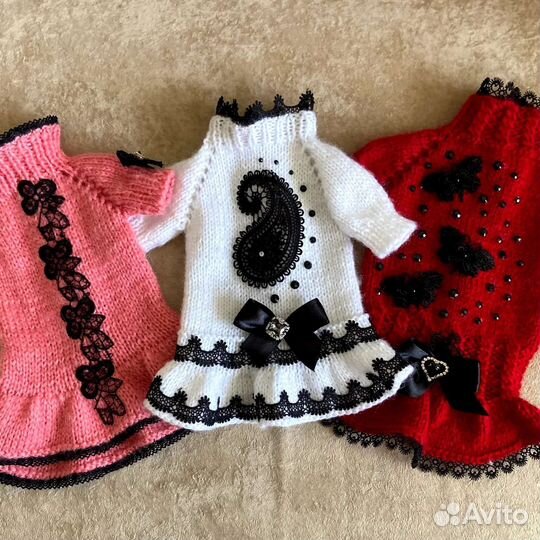 Вязаная одежда для маленьких собачек