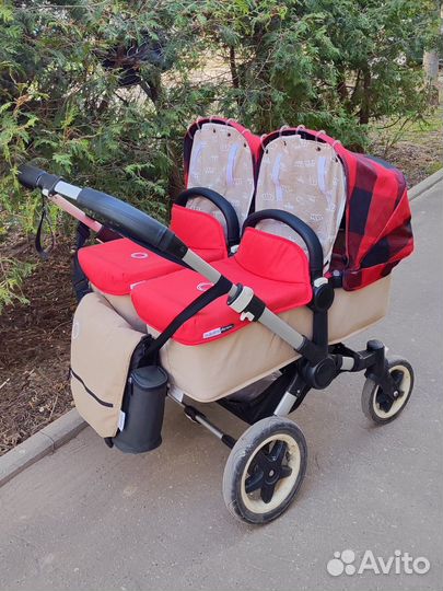 Коляска bugaboo donkey twin 2в1