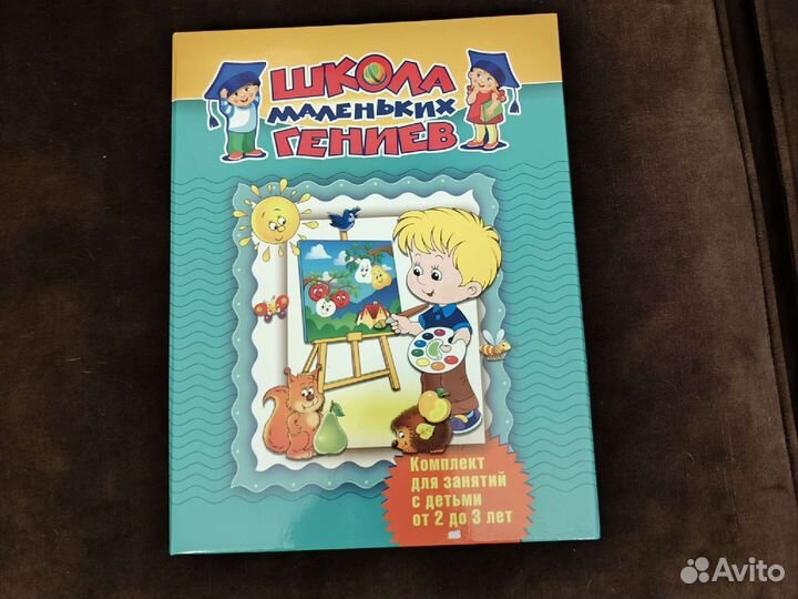 Книга школа маленьких гениев (от 2 до 3 лет)