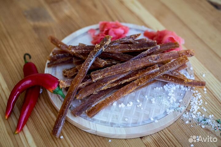 Таранка соломка с перцем, 1 кг