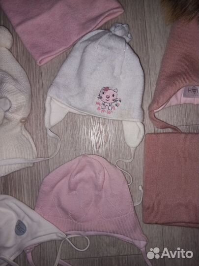 Шапки,комплекты шапка+снуд