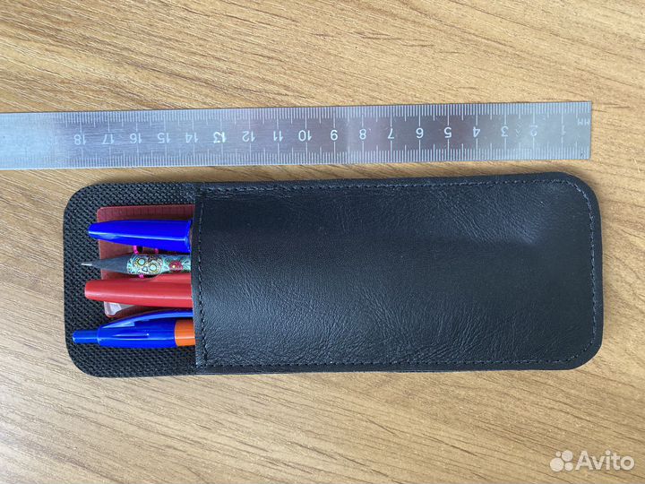 Пенал открытый кожа