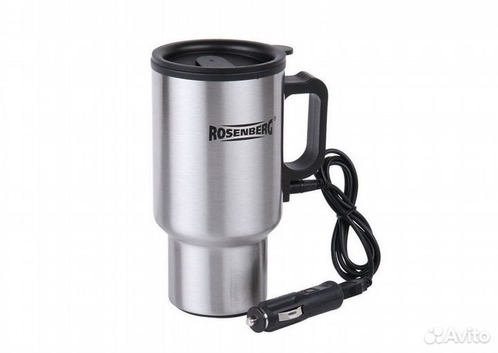 Термокружка Rosenberg с подогревом для автомобиля