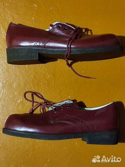 Туфли ортопедические кожаные на микропоре СССР