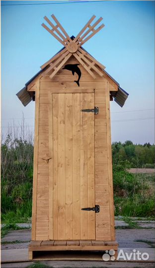 Дачный туалет деревянный BAG341