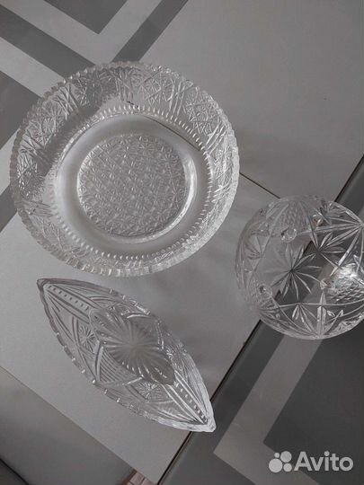 Вазы хрустальные СССР
