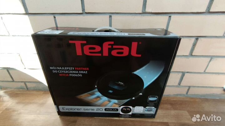 Робот пылесос tefal explorer serie 20 aqua