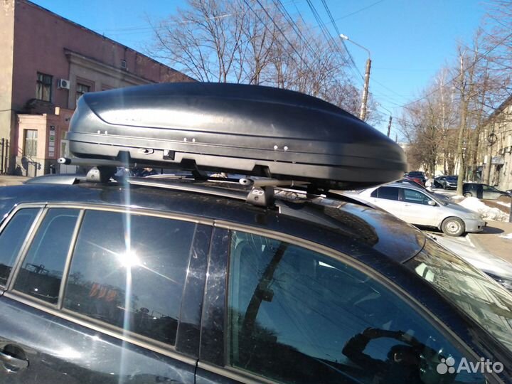 Автобокс пт-Групп 410 литров черный на Tiguan