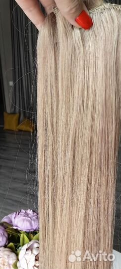 Волосы натуральные на заколках