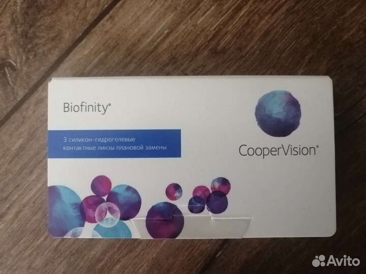 Линзы Cooper Vision Biofinity -4 диоптрий