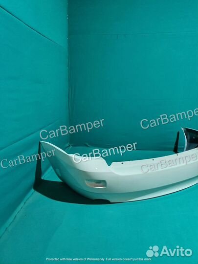 Задний бампер Калина хэтчбек 1119 Белое облако 240
