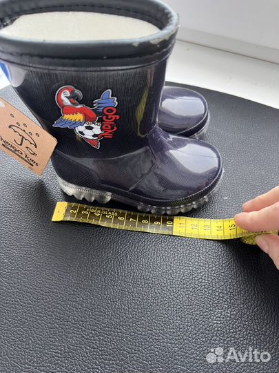 Резиновые сапоги утепленые детские 20-21