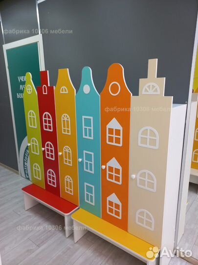 Шкафчики в раздевалку, шкаф в детский сад опт