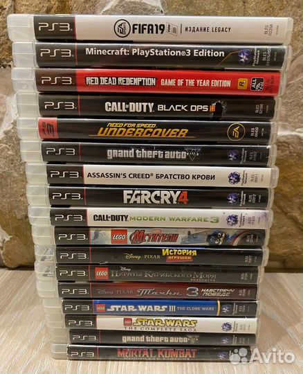 62 игры для PS3