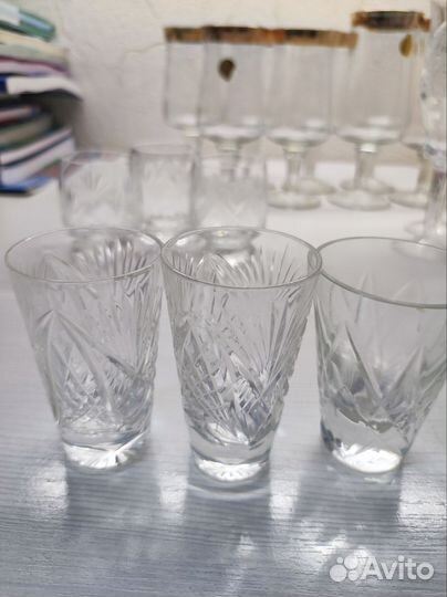 Хрустальные стопки СССР