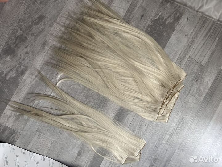 Волосы на заколках