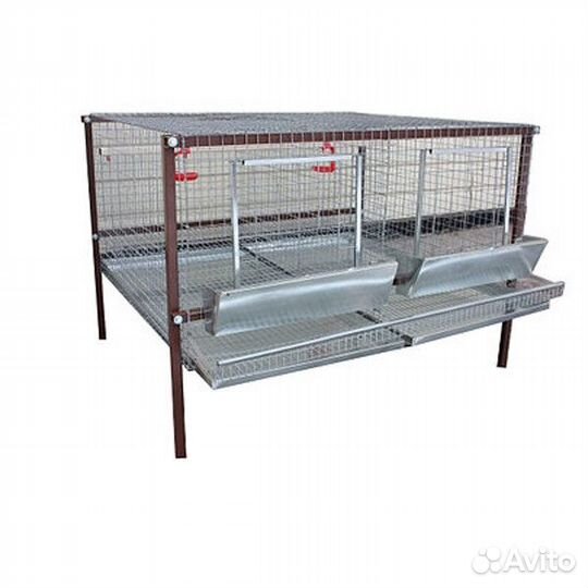 Клетка для кур до 16 голов на каркасе