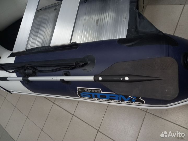 Лодка пвх Stormline Adventure Standard 380 серая