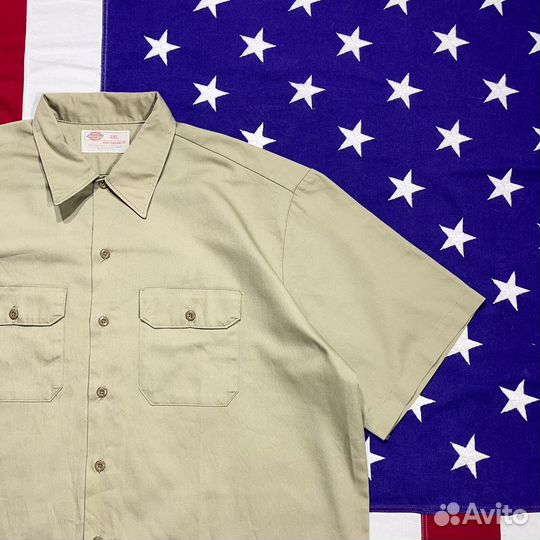 Рубашка Dickies Made in USA винтаж 90-х