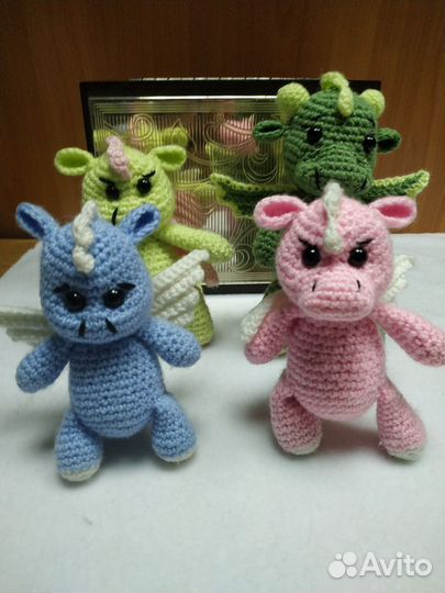 Дракон вязанный