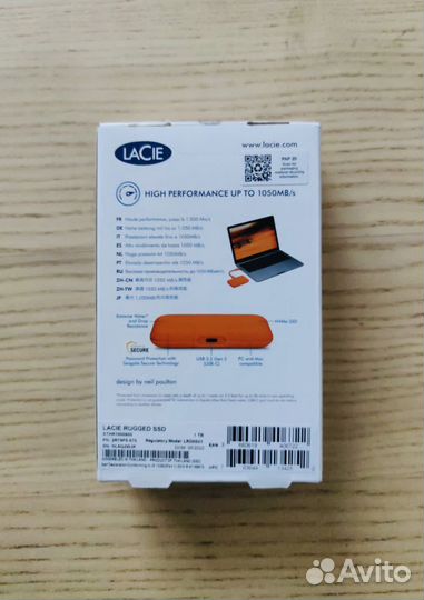 Lacie rugged SSD 1TB новый