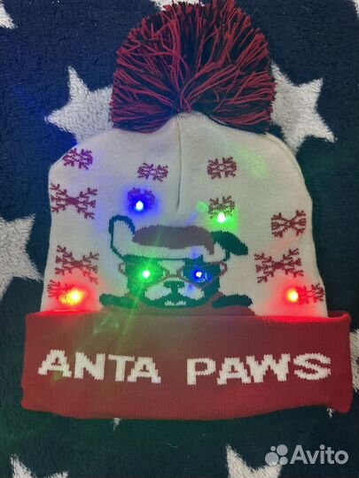 Шапка с огоньками