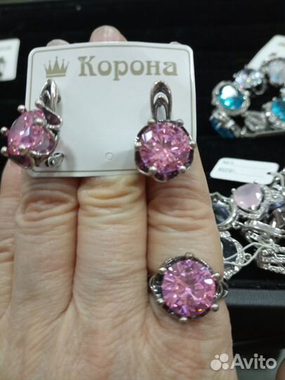 Серебряные серьги