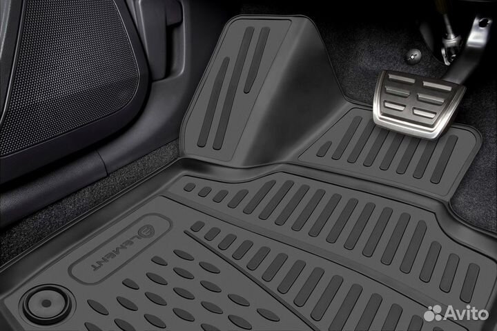 Коврики 3D в салон Nissan Terrano 2016- Передний левый 1шт. / Ниссан Террано