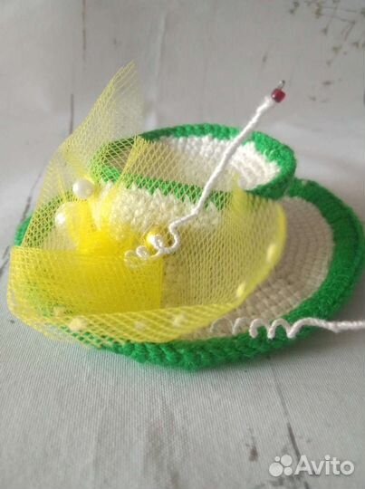 Заколка шляпка