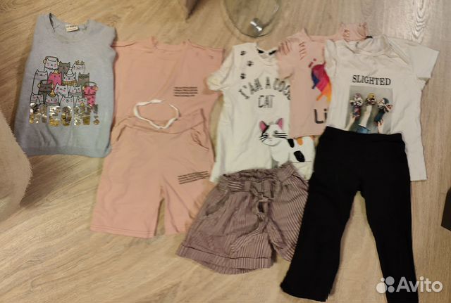 Летние вещи на девочку 122 128