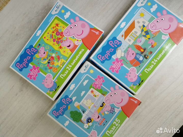 Пазлы Свинка пепа