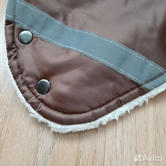 Муфта варежки на коляску натур овчина