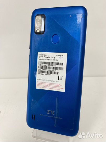 ZTE Blade A51, 2/64 ГБ