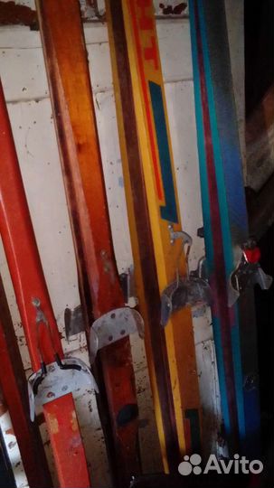 Зимние лыжи деревянные, сделано в СССР