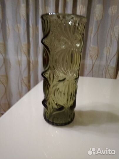 Ваза, цветное стекло, Неман