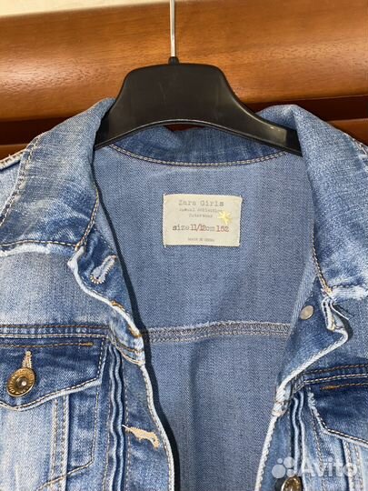 Джинсовая куртка zara для девочки