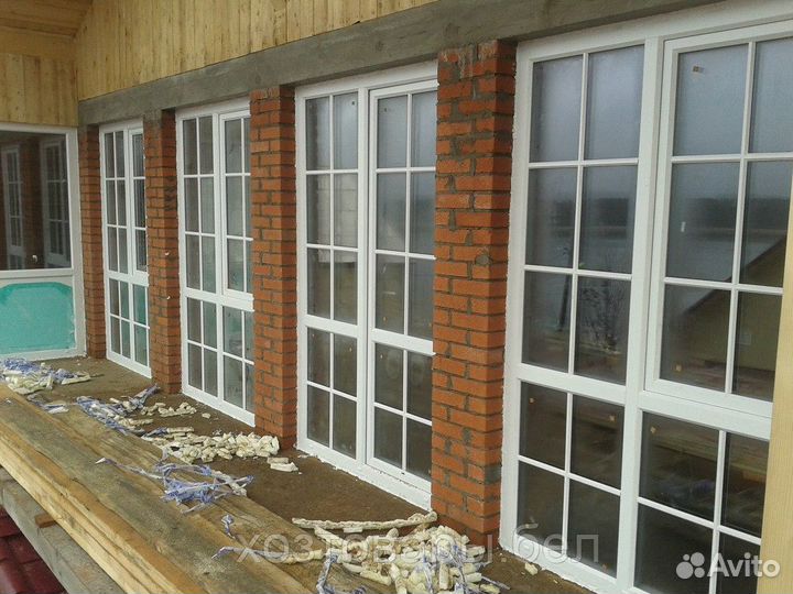 Окна двери пластиковые с раскладкой