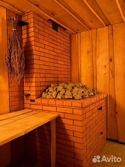 Русская баня на дровах