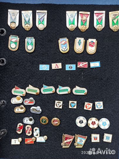 Значки Спартак, цска, Динамо и тд