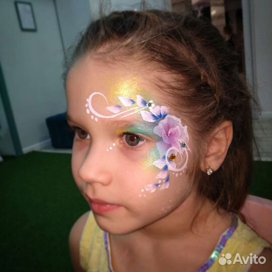 Аквагрим, блеск-тату