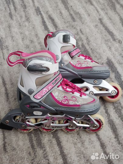 Роликовые коньки детские раздвижные