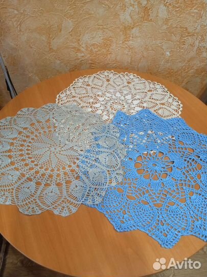 Салфетки вязаные крючком