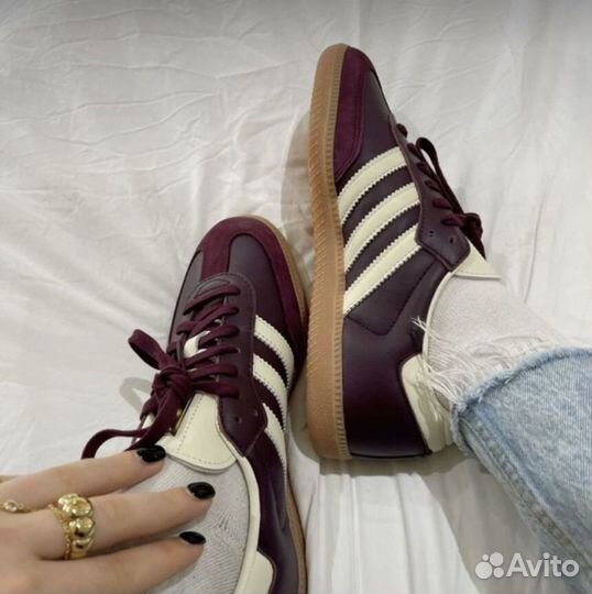 Кроссовки Adidas Samba OG maroon