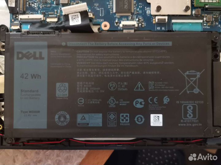Аккумулятор для ноутбука Dell wdx0r оригинал