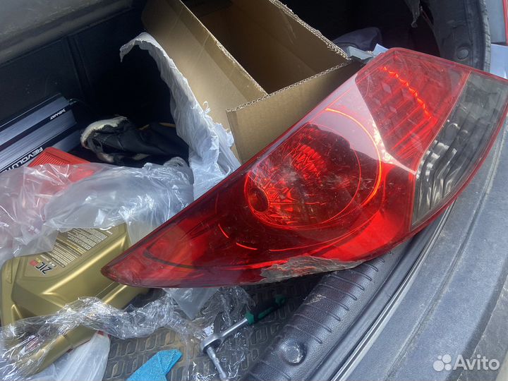 Фонарь задний левый hyundai solaris 1
