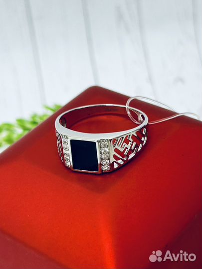 Серебряная печатка проба 925 Арт.007065420123