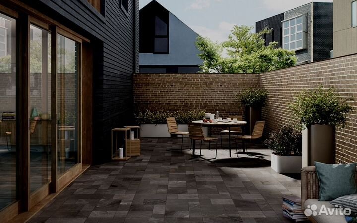 Тротуарная плитка, брусчатка кирпичик