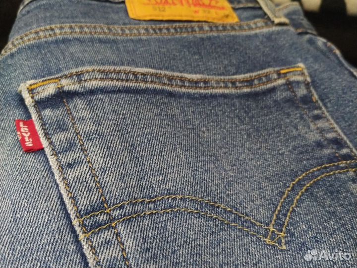 Джинсы мужские levis 512 (две пары)