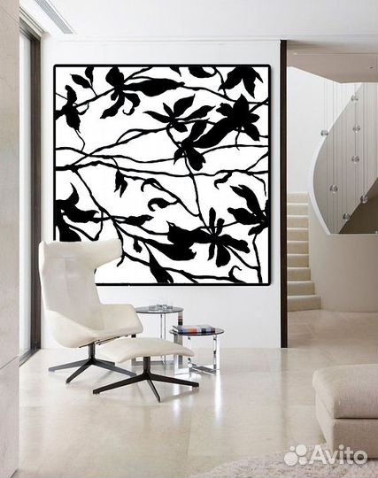 Интерьерная картина маслом на холсте большая