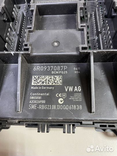 Блок комфорта 6R0937087P volkswagen polo